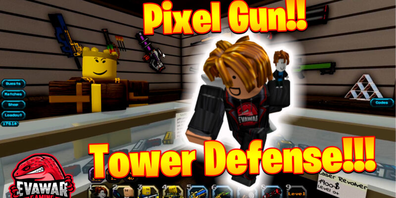 Pixel-Gun-Tower-Defense-Gameplay