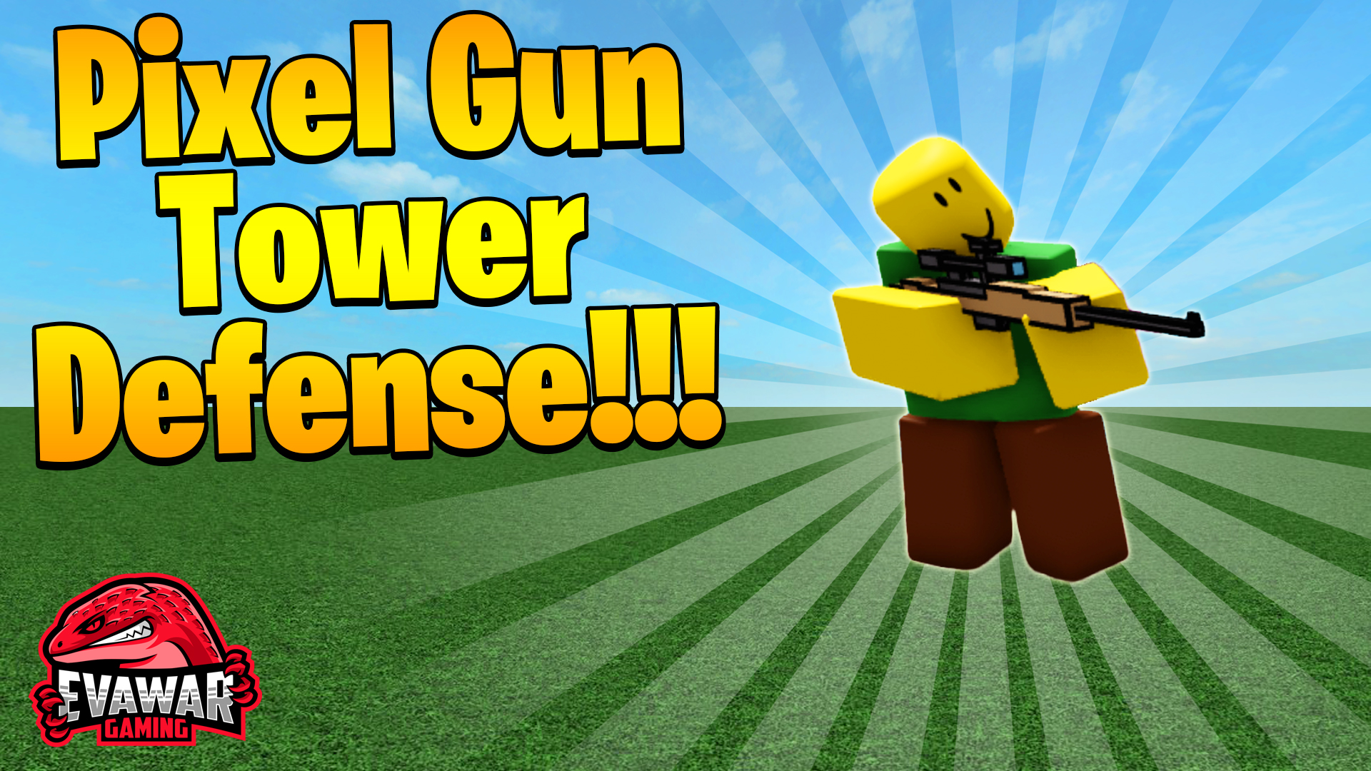Roblox Pixel Gun Tower Defense Gameplay! - EvaWar Gaming