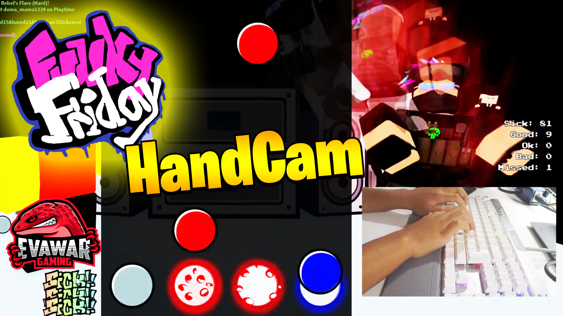 Roblox Funky Friday Handcam PC Gameplay! - EvaWar Gaming
