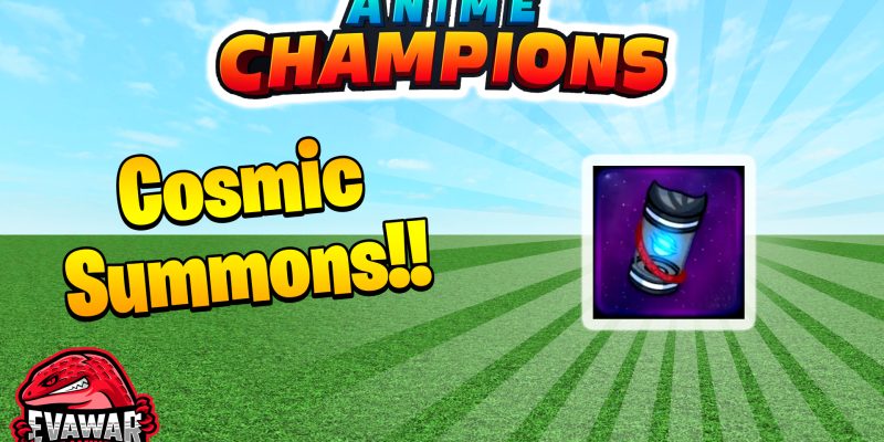 20 Cosmic Summons in Roblox Anime Champions Simulator