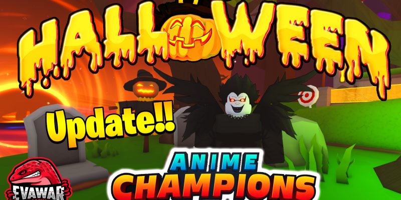 Roblox Anime Champions Halloween Update